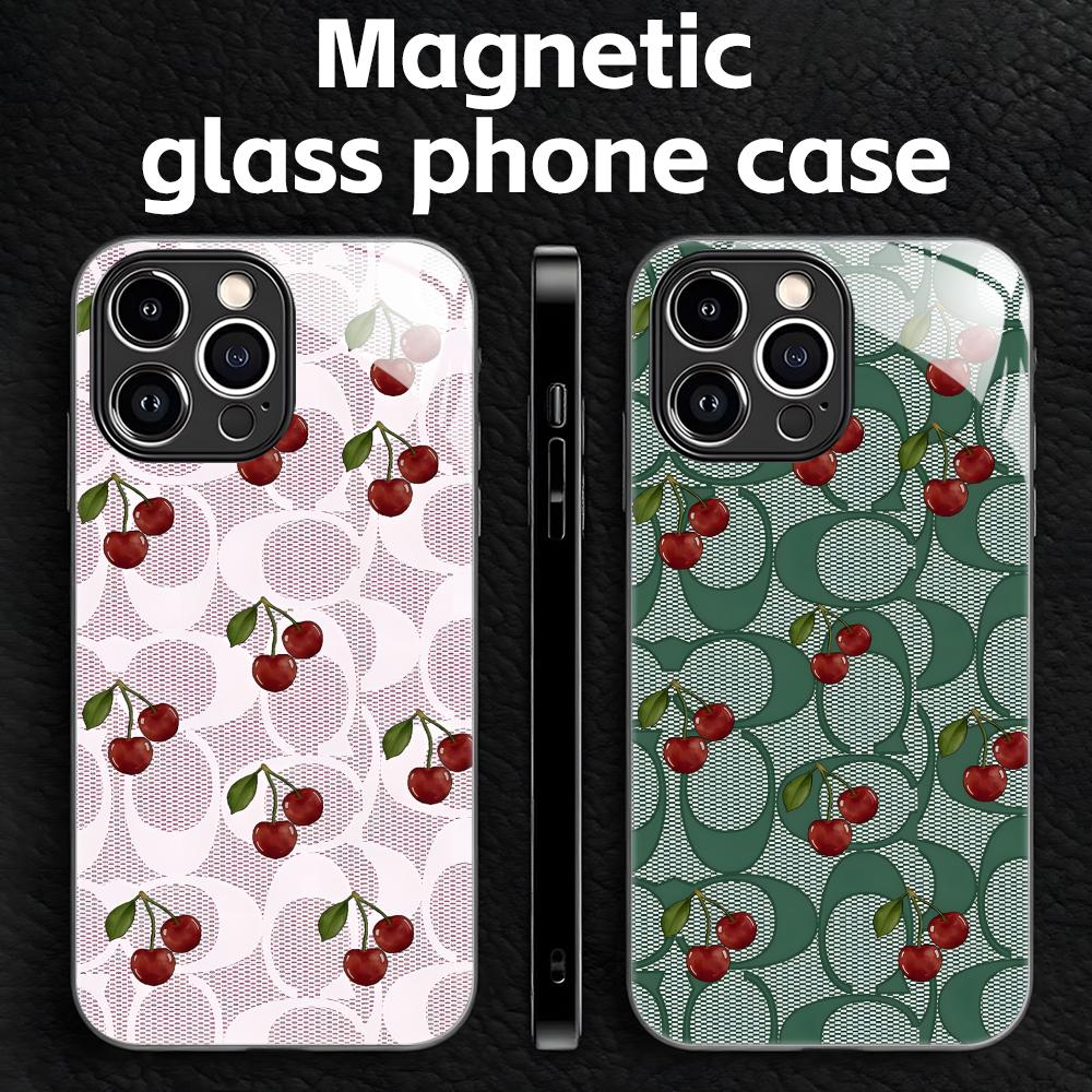 Mini Pc Case - Coque de téléphone à motif cerise