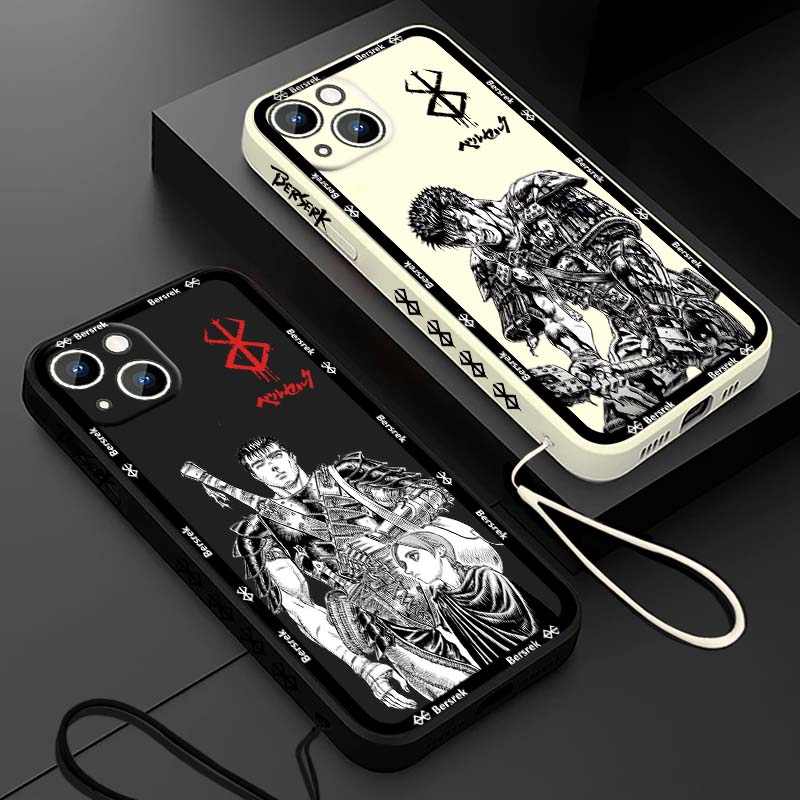 Mini Pc Case - Coque de téléphone liquide avec corde