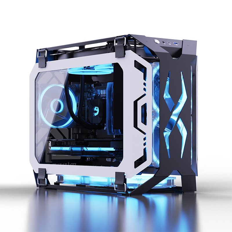 Pc Chassis - Boîtier de jeu Lovingcool, nouveau design,