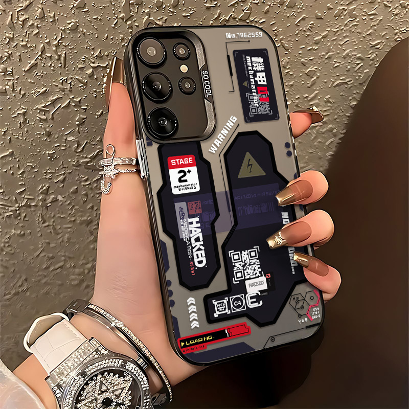 Matte Pc Case - Coque Mate Créative Mecha Hacker pour