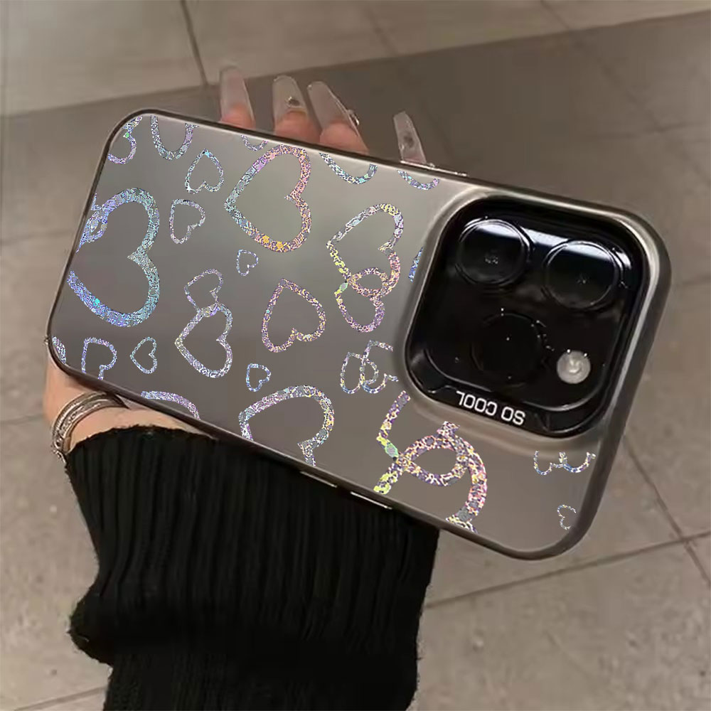 Coque colorée à imprimé cœur p - Matte Pc Case avis et prix